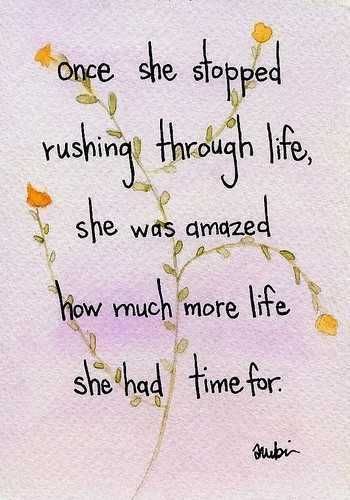 Quote Once She Rushed