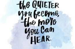 Quote Quiet More