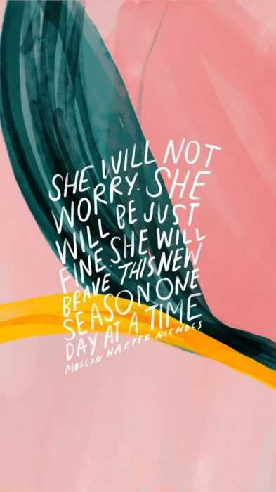 Quote She Wll Not Worry
