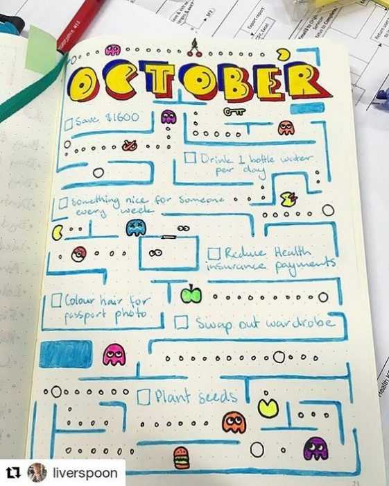Diy Month Page Goals