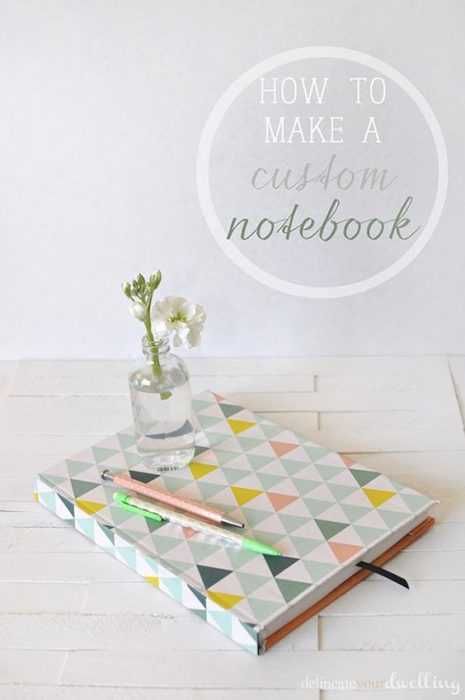 Diy Painted Notebook