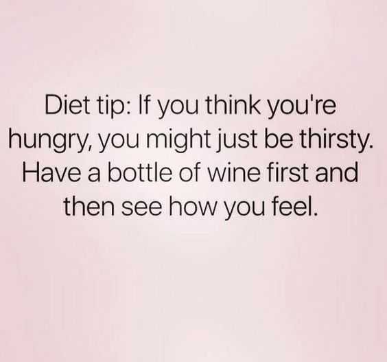Funny Drink Wine Diet