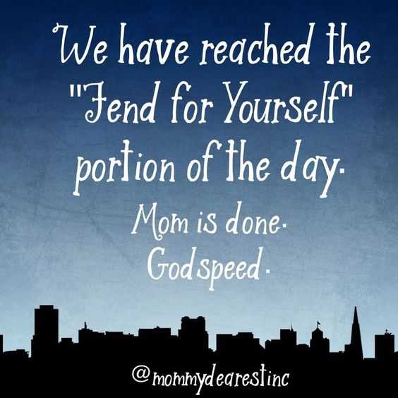 Funny Fend For Yourself