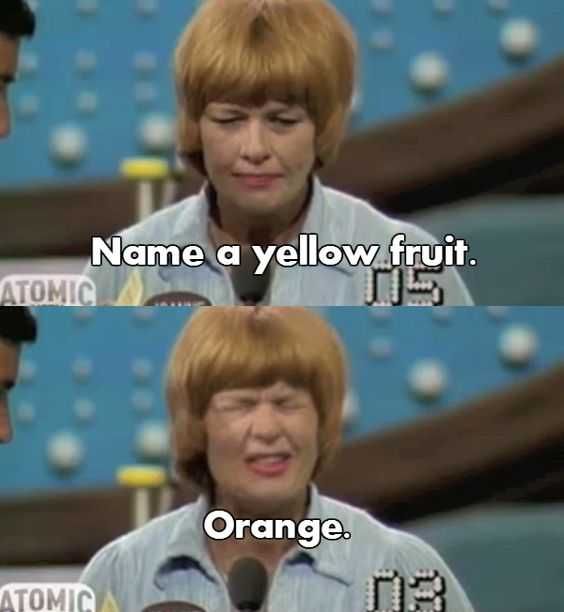 Funny Orange Fruit