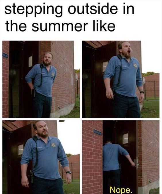 Funny Stepping Outside