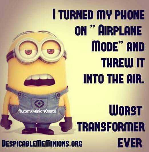 Minion Airplane Mode