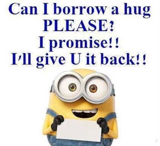 Minion Borrow Hug