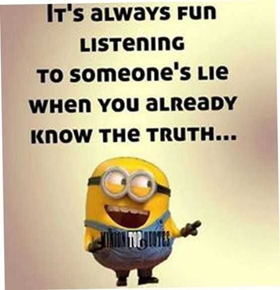 Minion Lie Truth