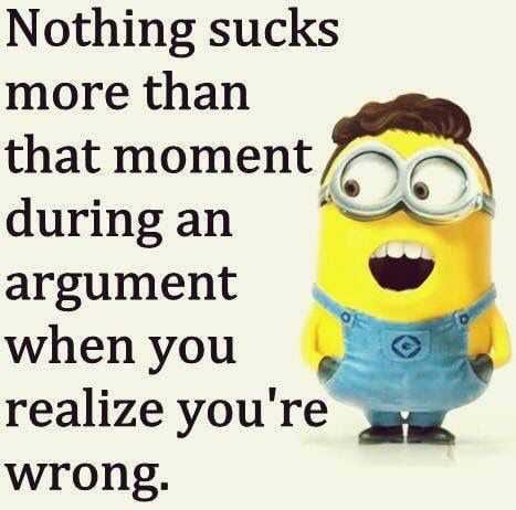 Minion Realize Wrong