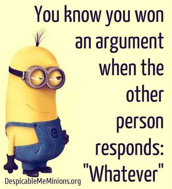 Minion You Know Won