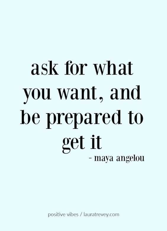 Quote Ask For What