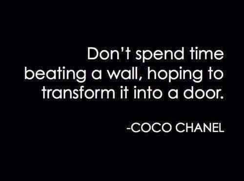 Quote Beating A Wall