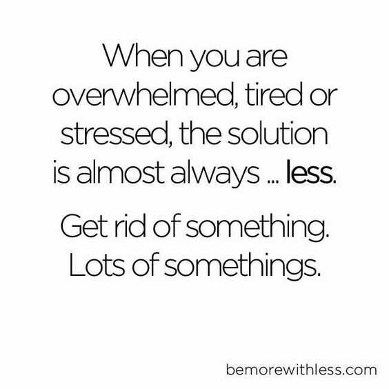 Quote Get Rid Of Some Things
