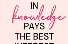 Quote Knowledge Investment