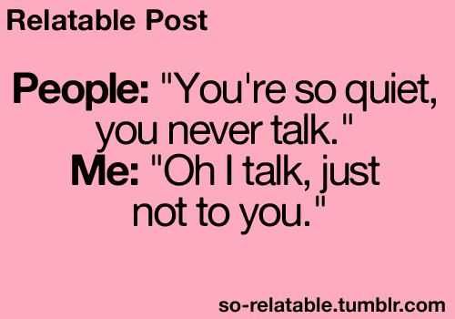 Quote Never Talk