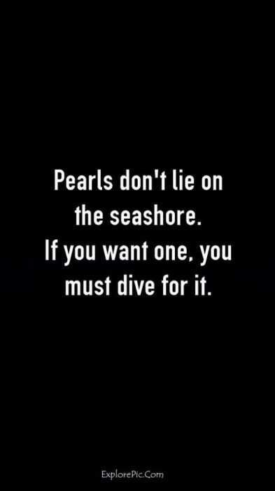 Quote Pearls Seashore