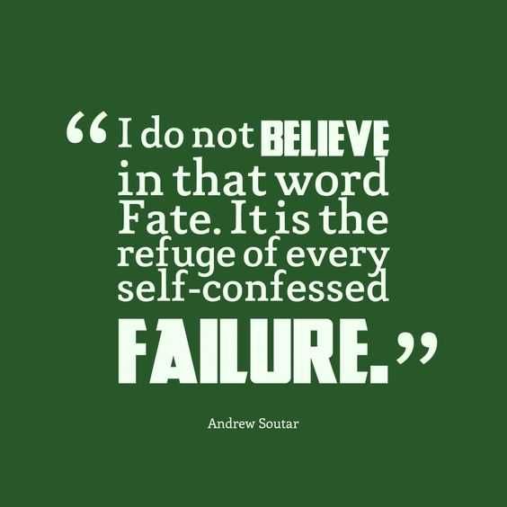 Quote Self Fate