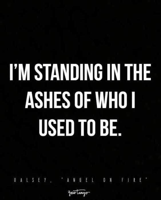 Quote Standing In Ashes