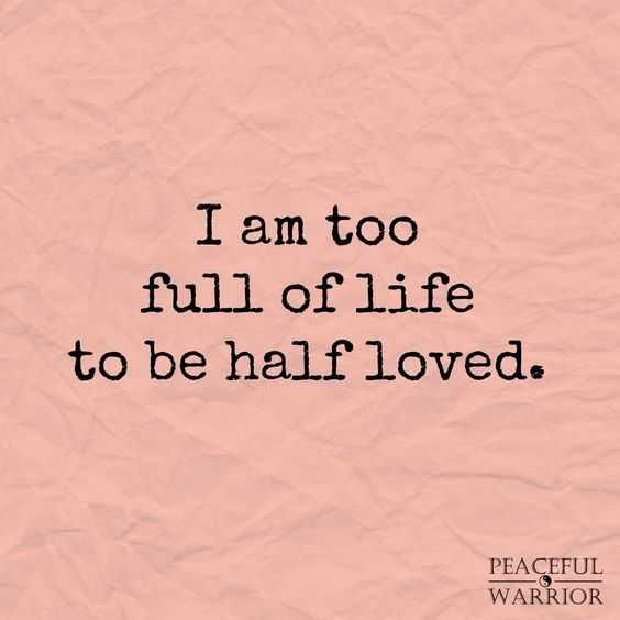 Quote Too Half Loved