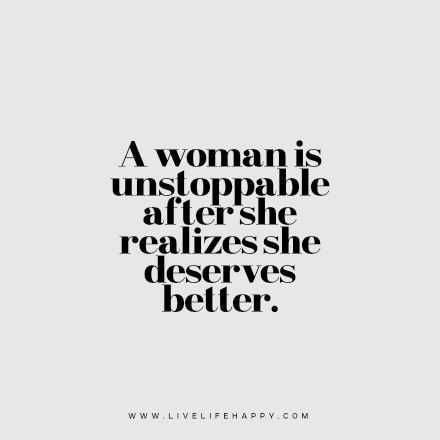 Quote Woman Unstoppable