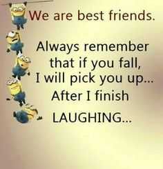 Minion Best Friends Fall