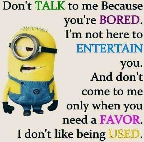 Minion Dont Talkbored