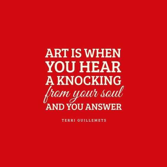 Quote Art Is When