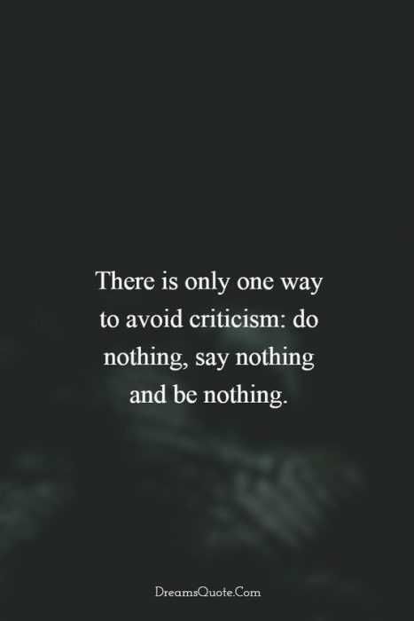 Quote Avoid Criticism