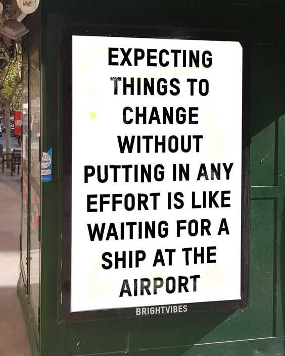 Quote Expecting Change