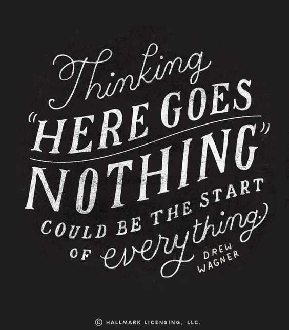 Quote Here Goes Nothing