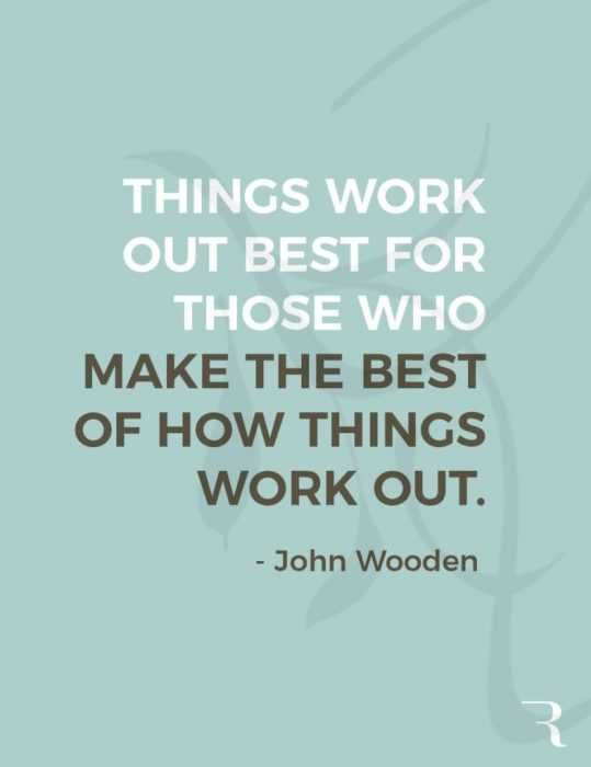 Quote Things Work Out