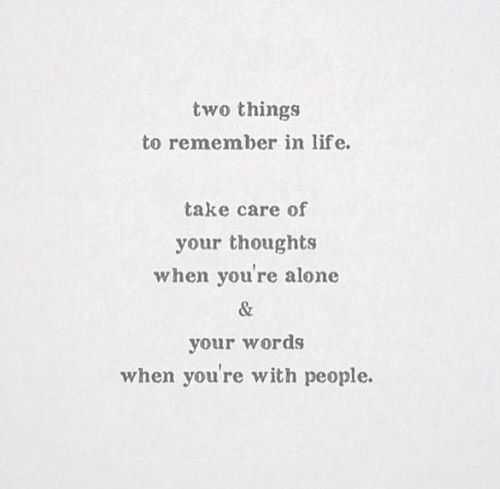Quote Two Things Remember