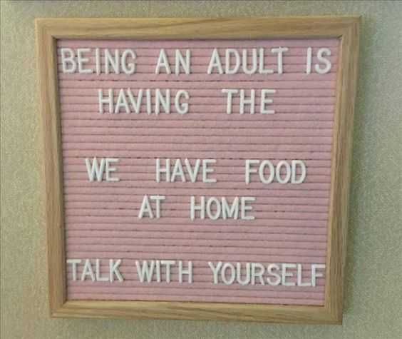 Quote We Have Food At Home