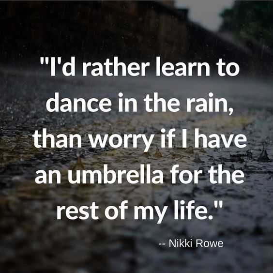 Quote Worry Umbrella