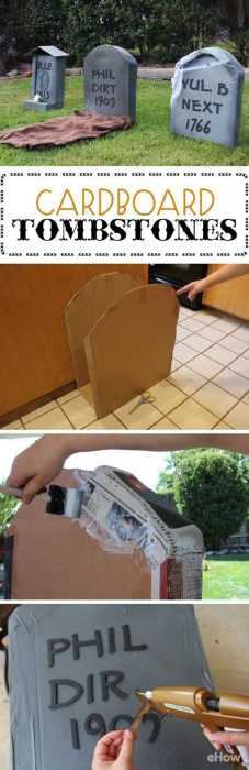 Diy Cardboard Tombstones