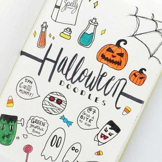 October Bullet Journal Themes