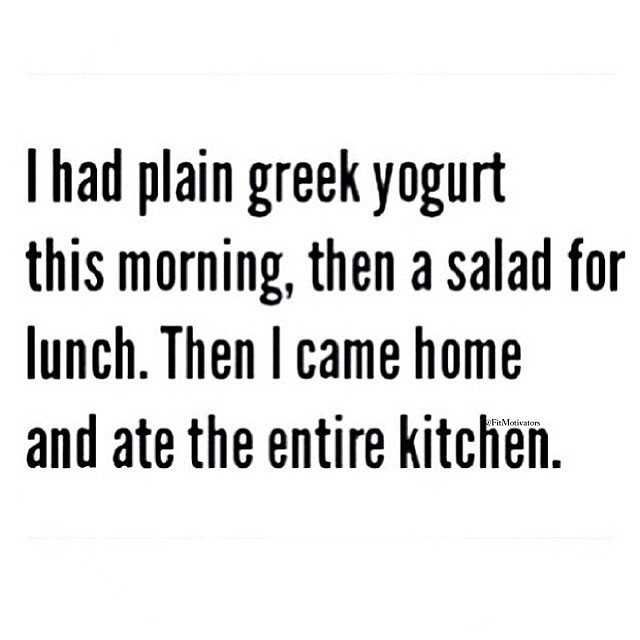 Funny Ate Salad