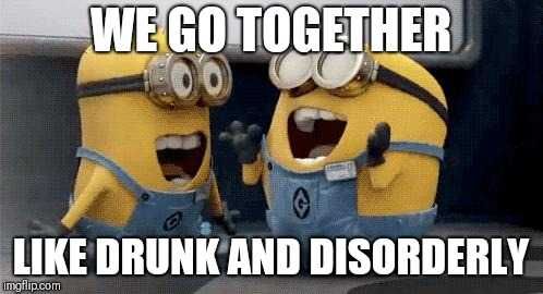 Minion Drunk Together