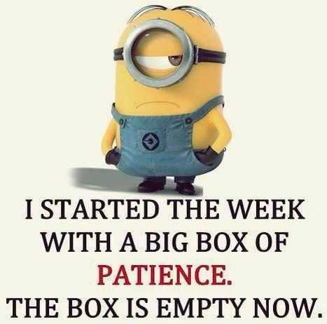 Minion Patience Empty