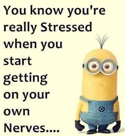 Minion Stressed