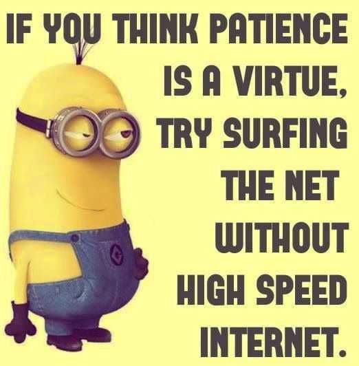 Minion Surfing Internet