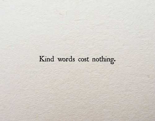 Quote Kind Words