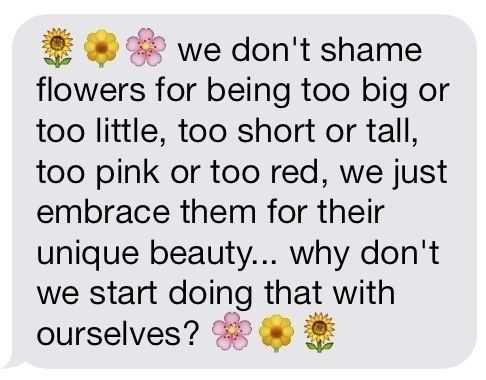 Quote Shame Flowers