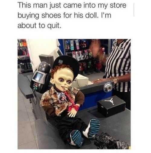 Funny Shoes Doll