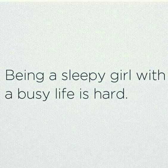 Funny Sleepy Girl