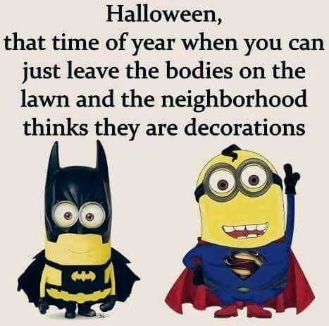 Minion Bodies On Lawn