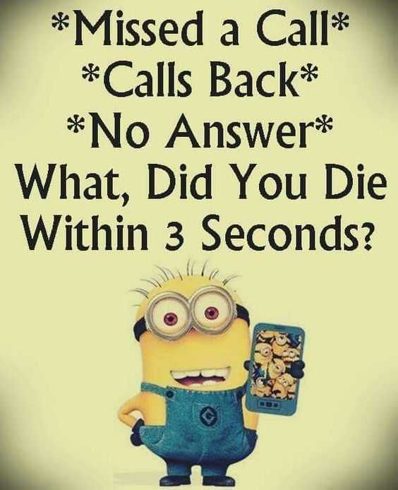 Minion Missed Call