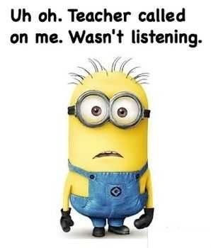 Minion Teacher Called