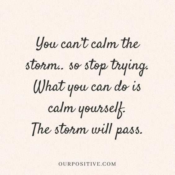 Quote Calm The Storm