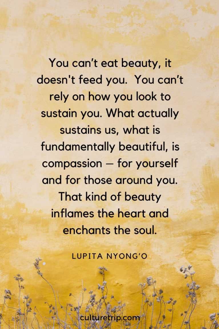 Quote Cant Eat Beauty